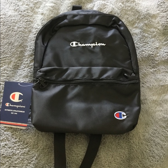 Champion Handbags - Black Champion Backpack
